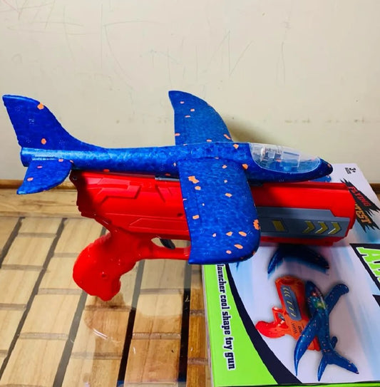Airplane Launch Toy with Gun Game for Children (small)-Best Toy For Kids
