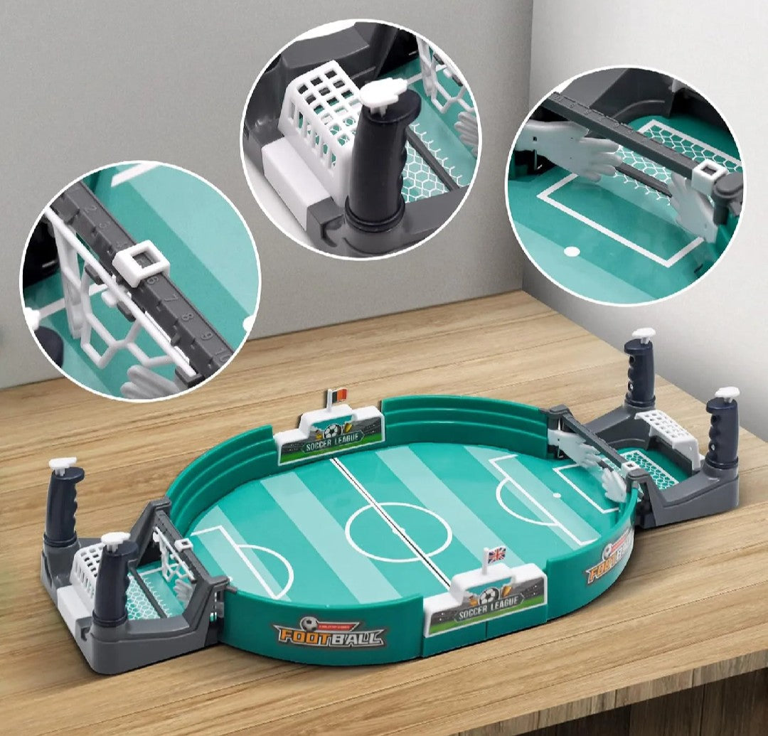 Mini Table Football Game | Tabletop Soccer Board Game Toy with 6 Mini Balls | Interactive Desktop Soccer for Kids & Adults | Eid, Party & Gift Idea.