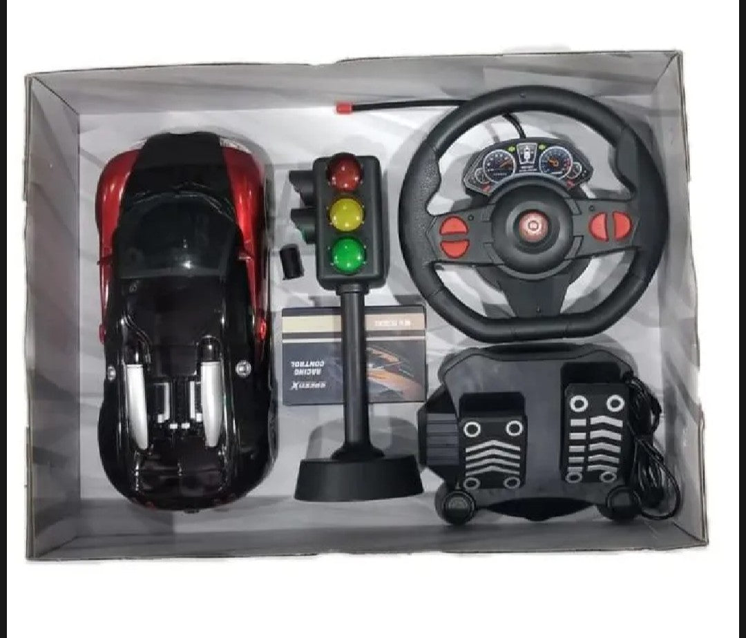 DataToys - RC Car - Remote Control Car With Steering wheel, Brake