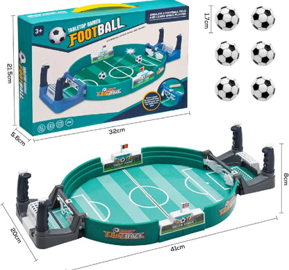 Mini Table Football Game | Tabletop Soccer Board Game Toy with 6 Mini Balls | Interactive Desktop Soccer for Kids & Adults | Eid, Party & Gift Idea.