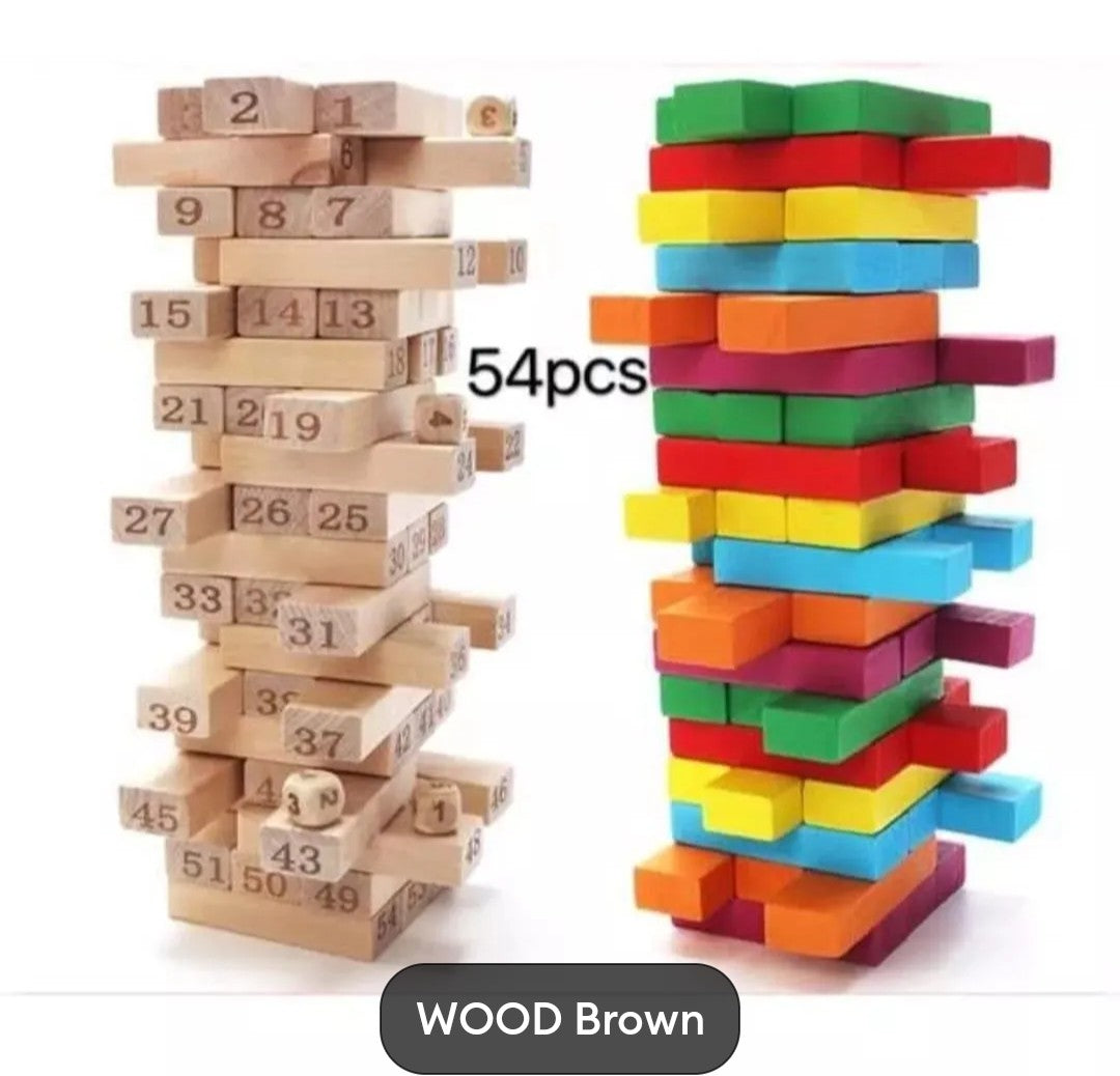 JENGA Wooden Stacking Game Tower