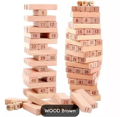 JENGA Wooden Stacking Game Tower