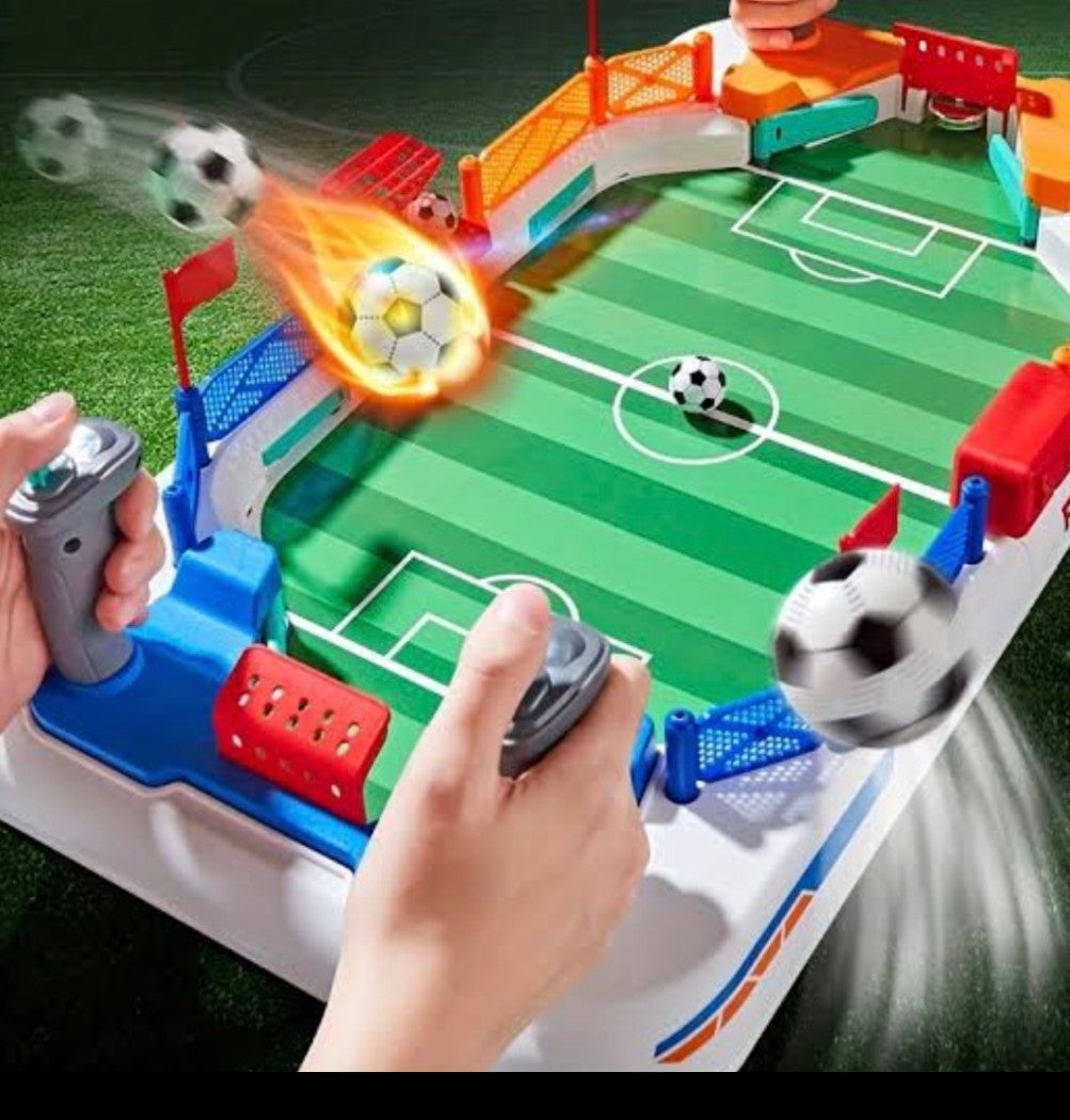 Mini Table Football Game | Tabletop Soccer Board Game Toy with 6 Mini Balls | Interactive Desktop Soccer for Kids & Adults | Eid, Party & Gift Idea.