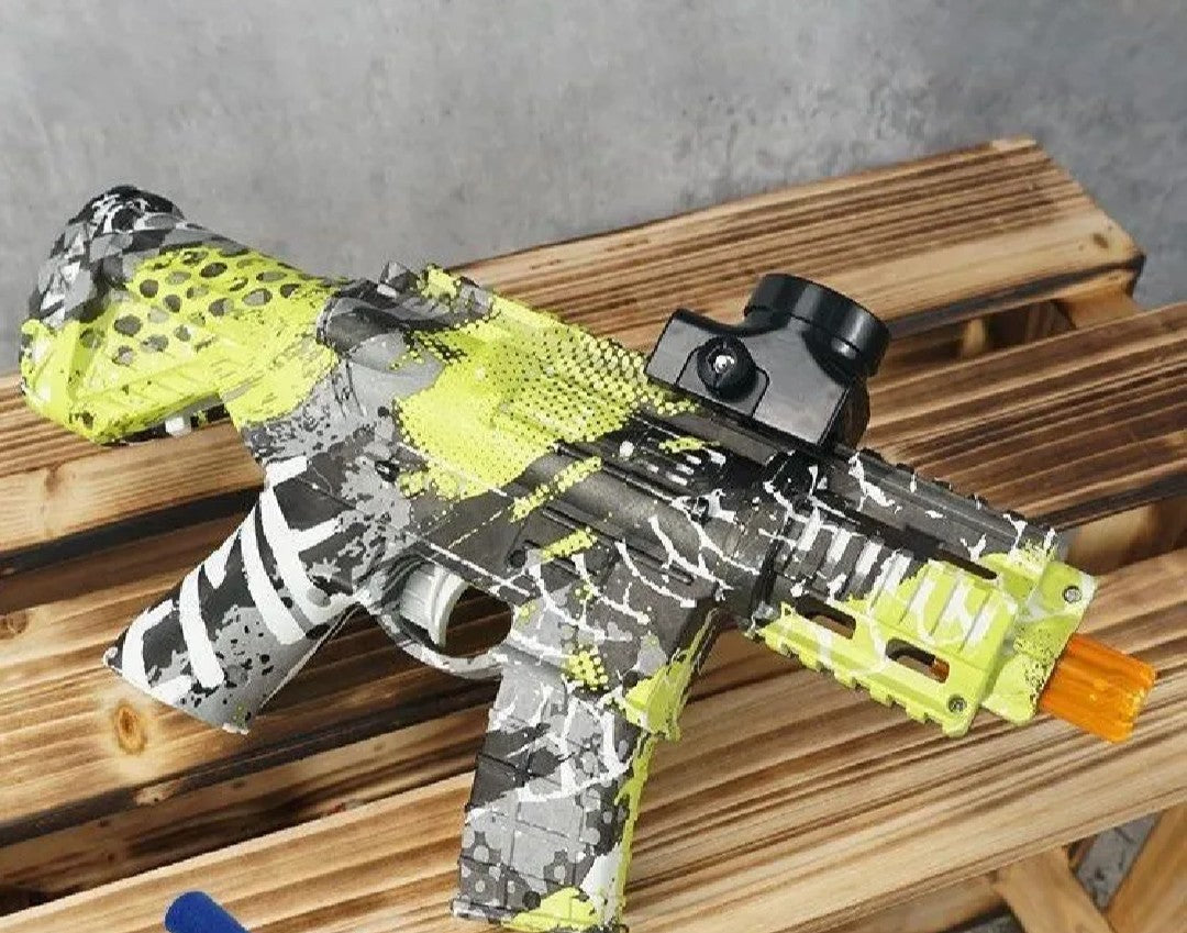 M416 Electric Ball Blaster Toy Mini Super Strong Power Electric Gel Blaster Gun Toy Outdoor Team Game Automatic Water Bomb Electric Shooting Toy Fortnite Pubg Graffitti Skin Rechargeable With Accessories - Summer Holidays, Pool Party Perfect Gift For Boys